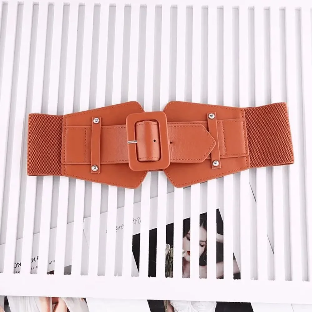 Ladies Stretch Belt - Brown
